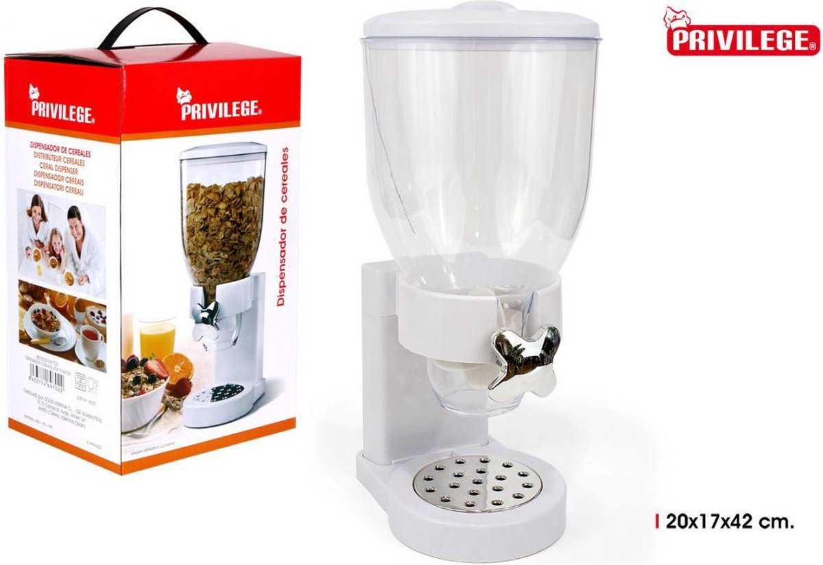 Cornflakes Dispenser - Wit - 1 x 500 gram