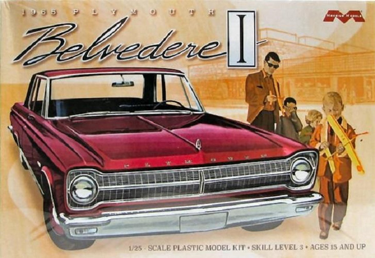 Moebius Plymouth Belvedere 1965 (modelbouw