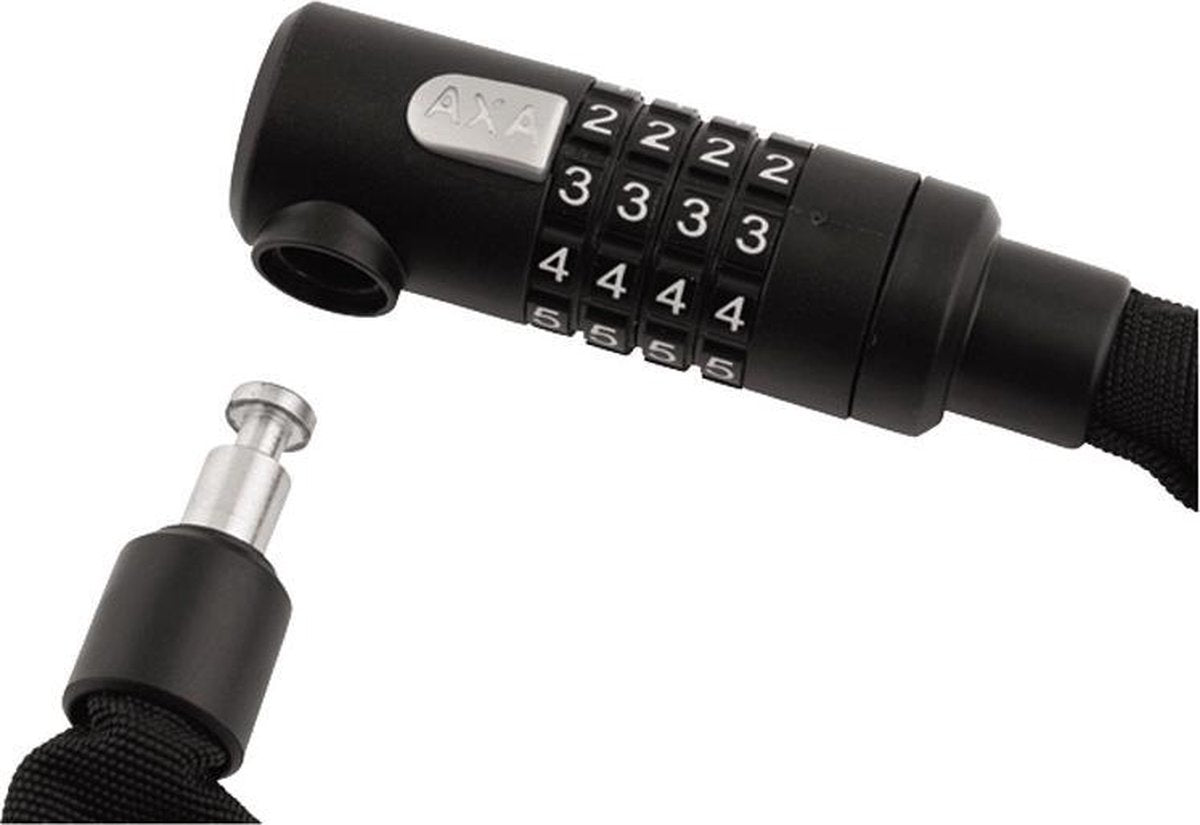 Slotketting axa newton 95cm codeslot zwart