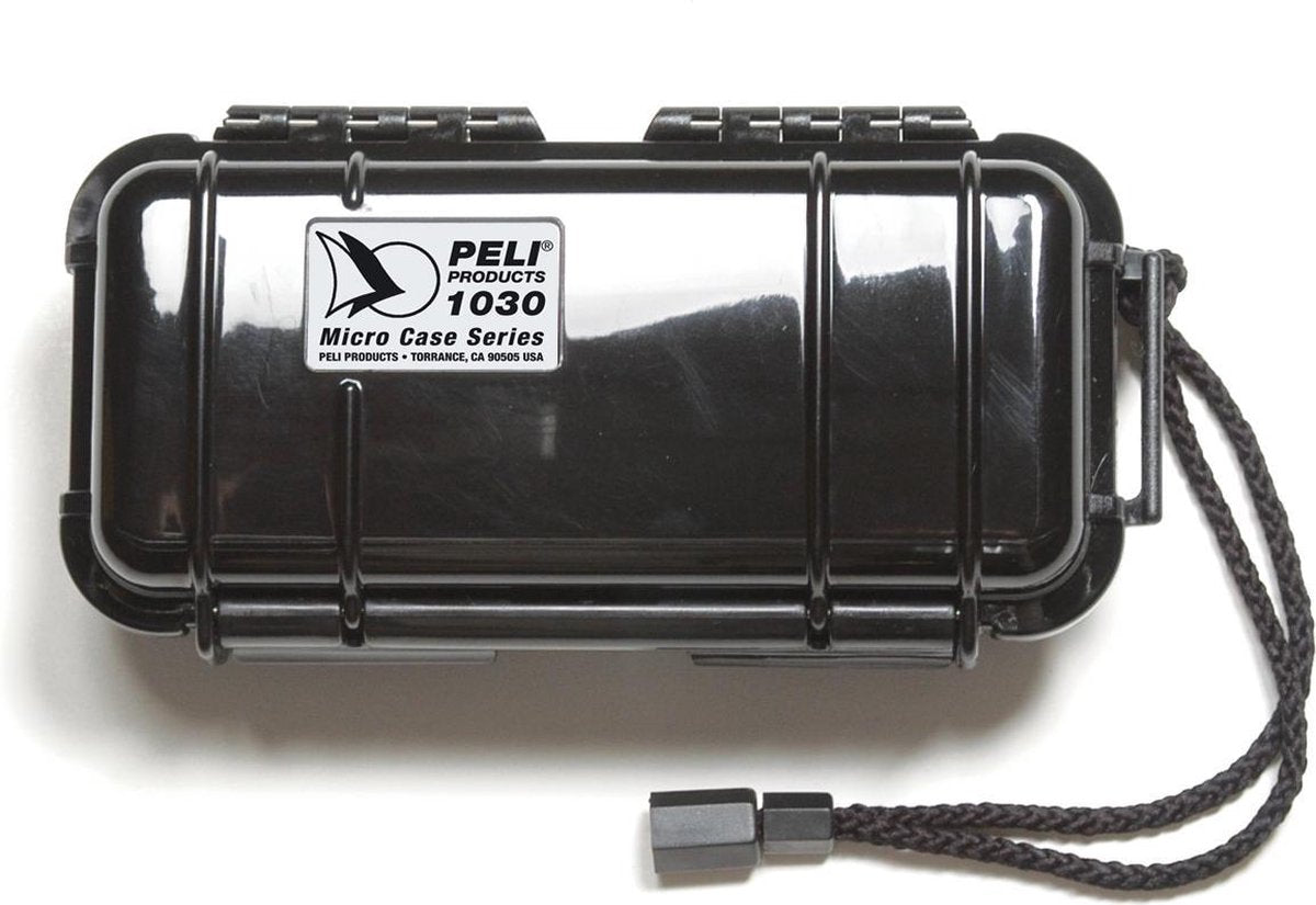 Peli Case 1030 Micro Zwart/Zwart