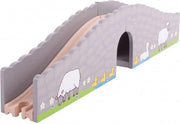 Bigjigs - Trein - Brug - Boerderij
