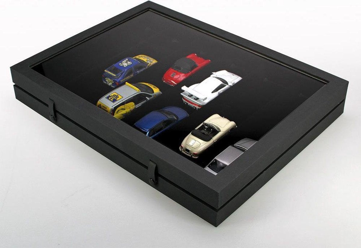 SAFE Black Edition Premium Vitrine met 6 vakken - 400 x 300 x 57 mm