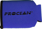 Blik/flessenhoesje neopreen blauw