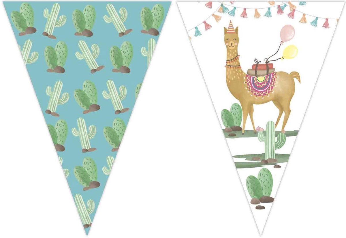Procos Vlaggenlijn Cactus/lama 2