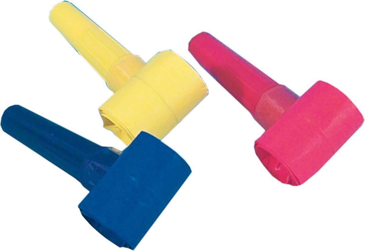 Tib Roltongen Junior Papier Blauw/geel/rood 6 Stuks