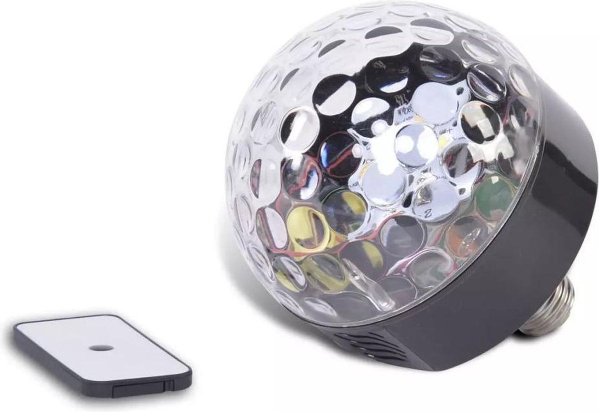 Party Fun Lights Bluetooth led Discobol Speaker met Afstandbediening