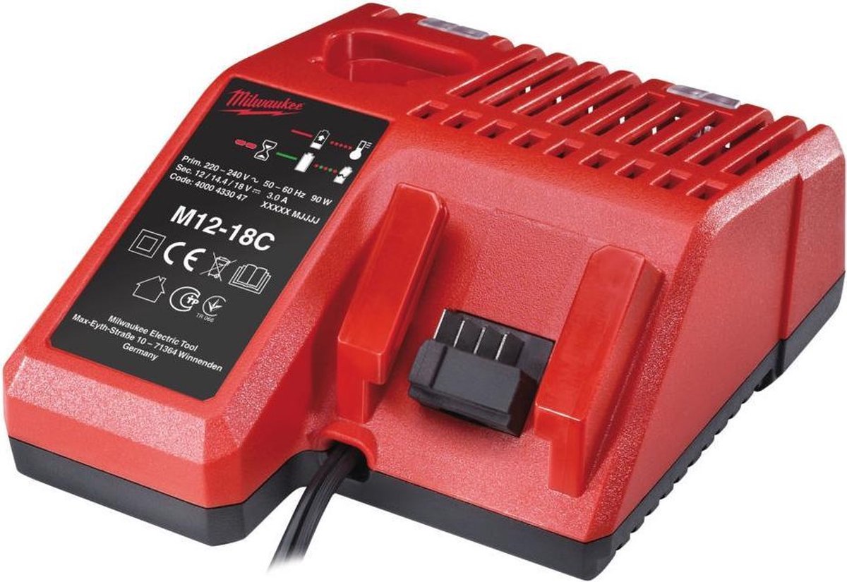 Milwaukee M12-18 C 12V - 18V Li-Ion Accu lader