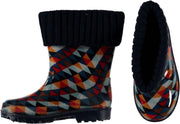Xq Footwear Regenlaarzen Junior Rubber Donkerblauw Maat 29