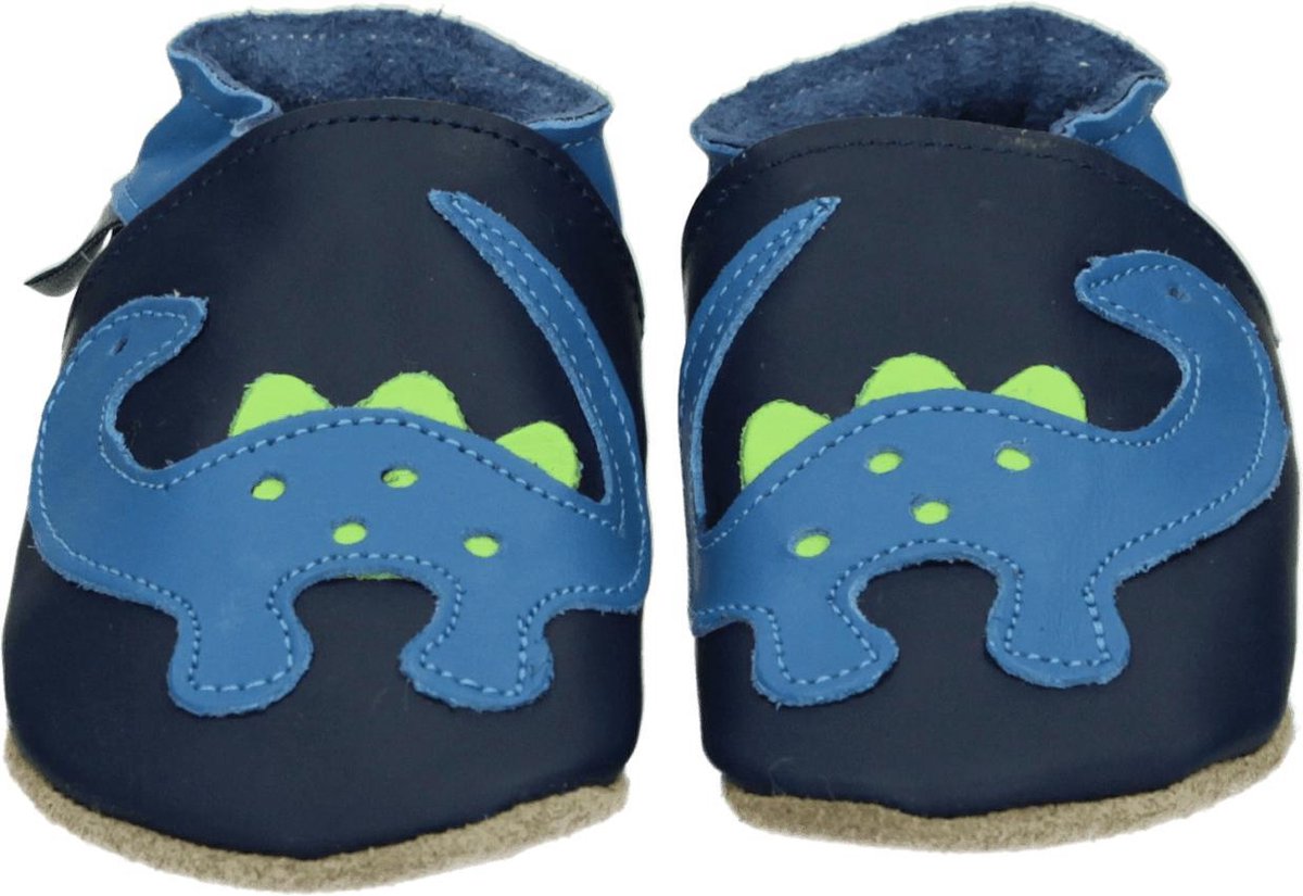 Starchild babyslofjes dino navy Maat: M (12