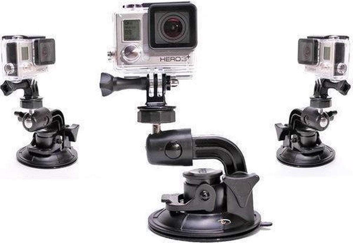 Suction Cup Zuignap Go Pro Hero - geschikt voor GoPro