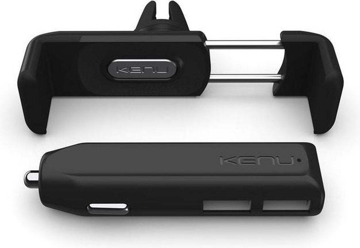 Kenu Airframe+ Car Kit - Telefoonhouder en Autolader - Zwart