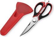 Krumble Keukenschaar multifunctioneel / Inclusief magnetische hoes - Rood