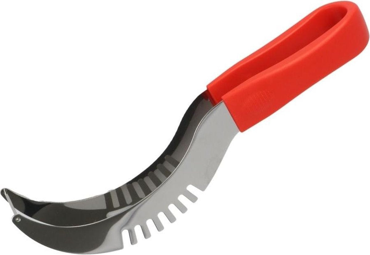 Orange85 Watermeloen Snijder - Halfrond - RVS - 25.5 cm - Plakken Watermeloen