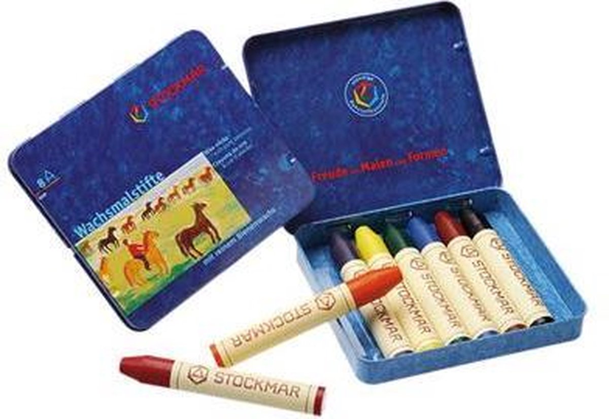 Stockmar - BIjenwasstiftjes - 8 stuks