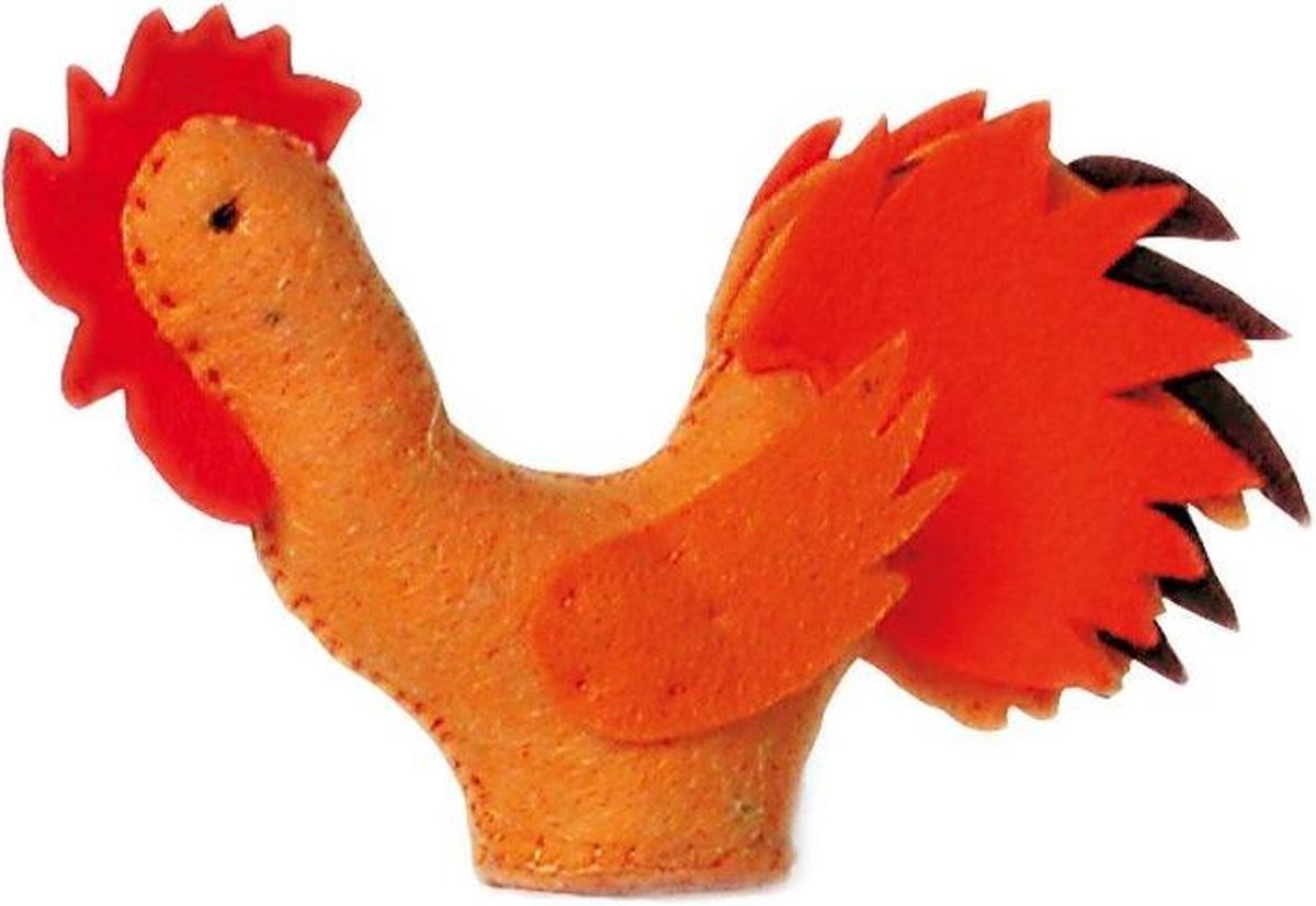 Glückskäfer Viltdier Haan 10 Cm Oranje