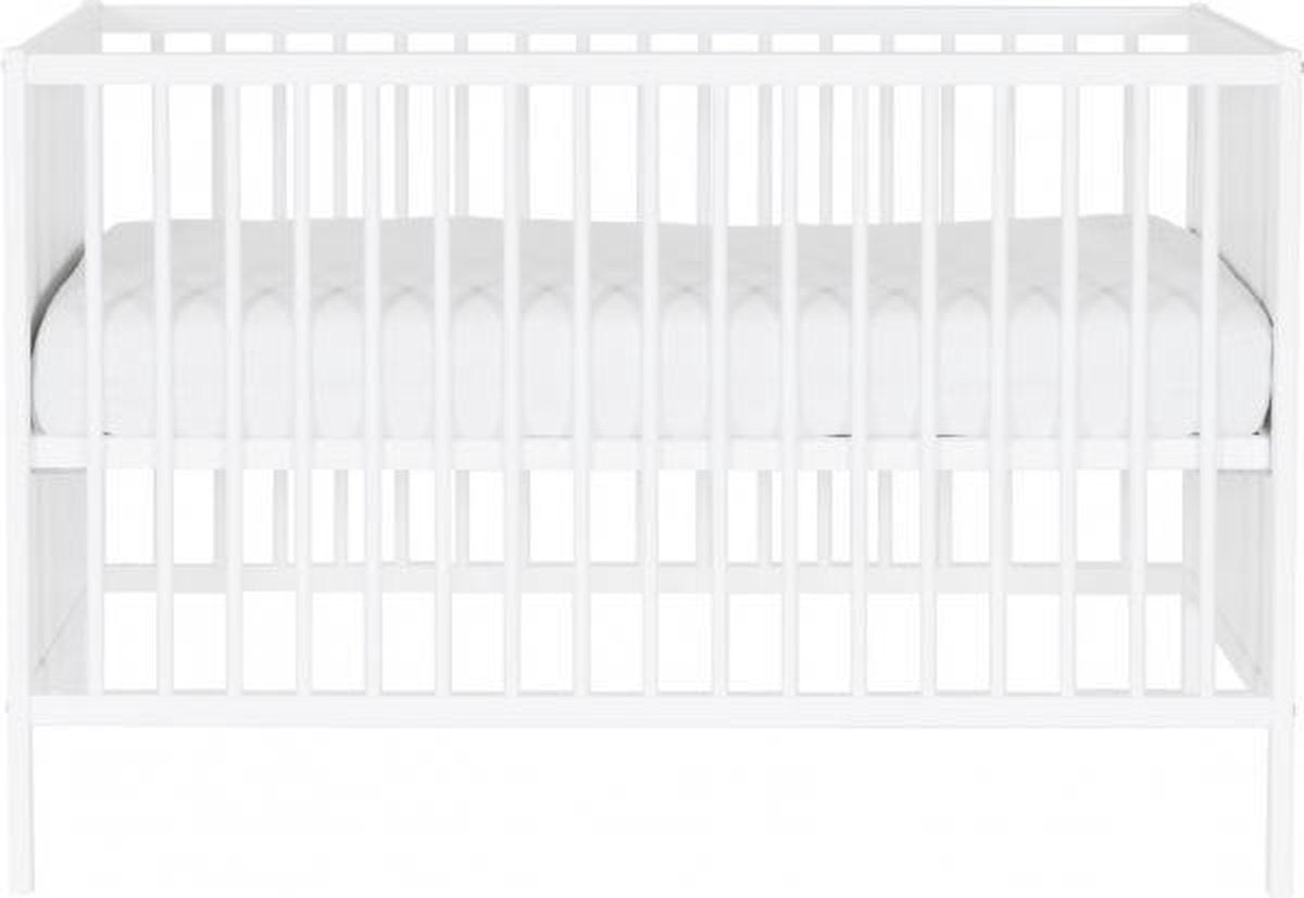 Puck Element Babybed Beuken Wit 60 x 120 cm