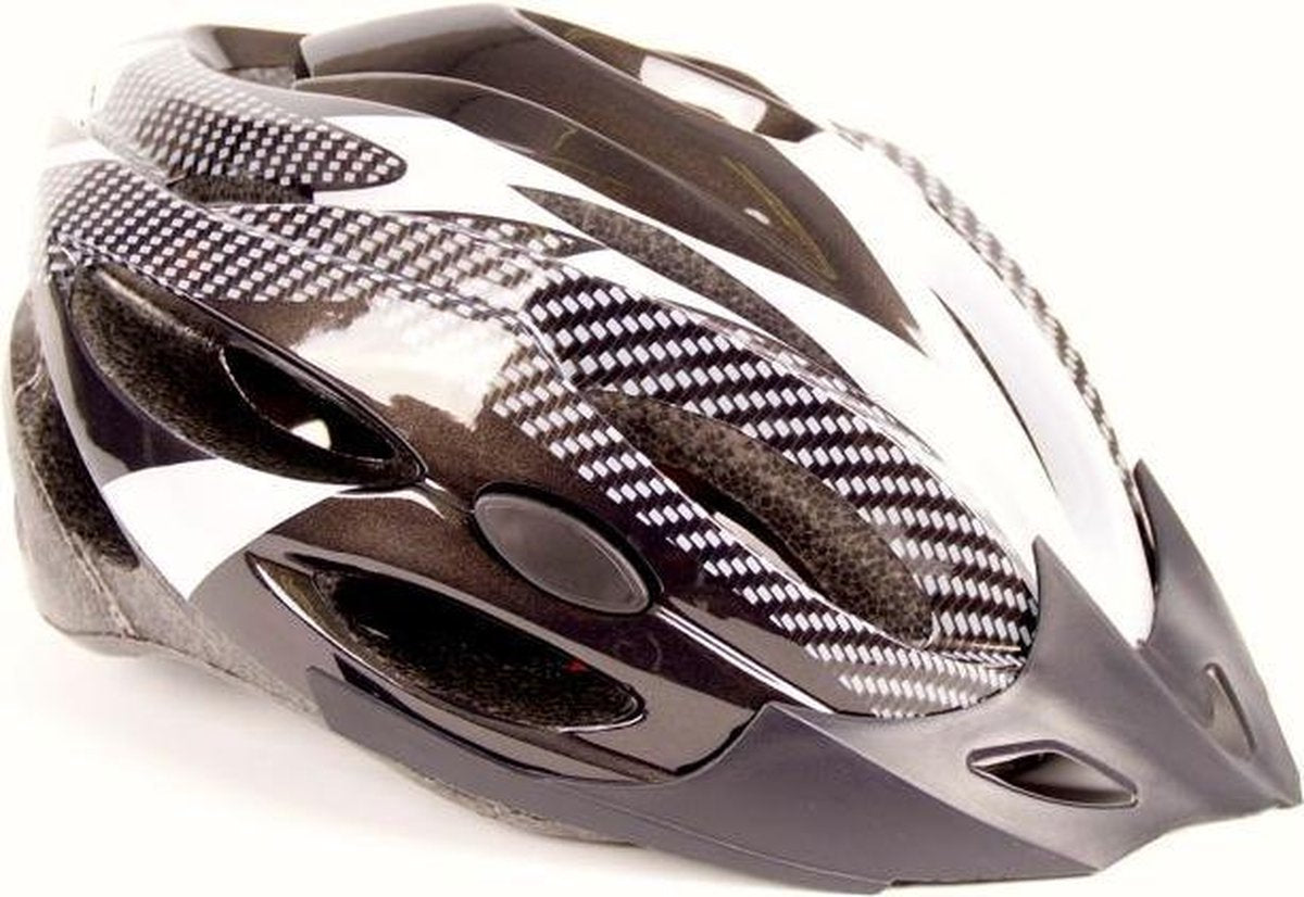 Mirage Fietshelm - Allround -  58-62cm - Zwart / Wit