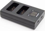 ChiliPower Olympus BLN-1 dubbellader voor 2 camera accu's (tegelijk)