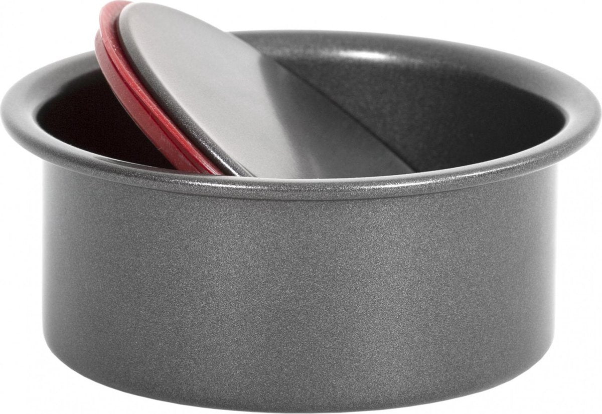 Wham Bakvorm Pushpan Non-stick 10 Cm Carbonstaal Grijs
