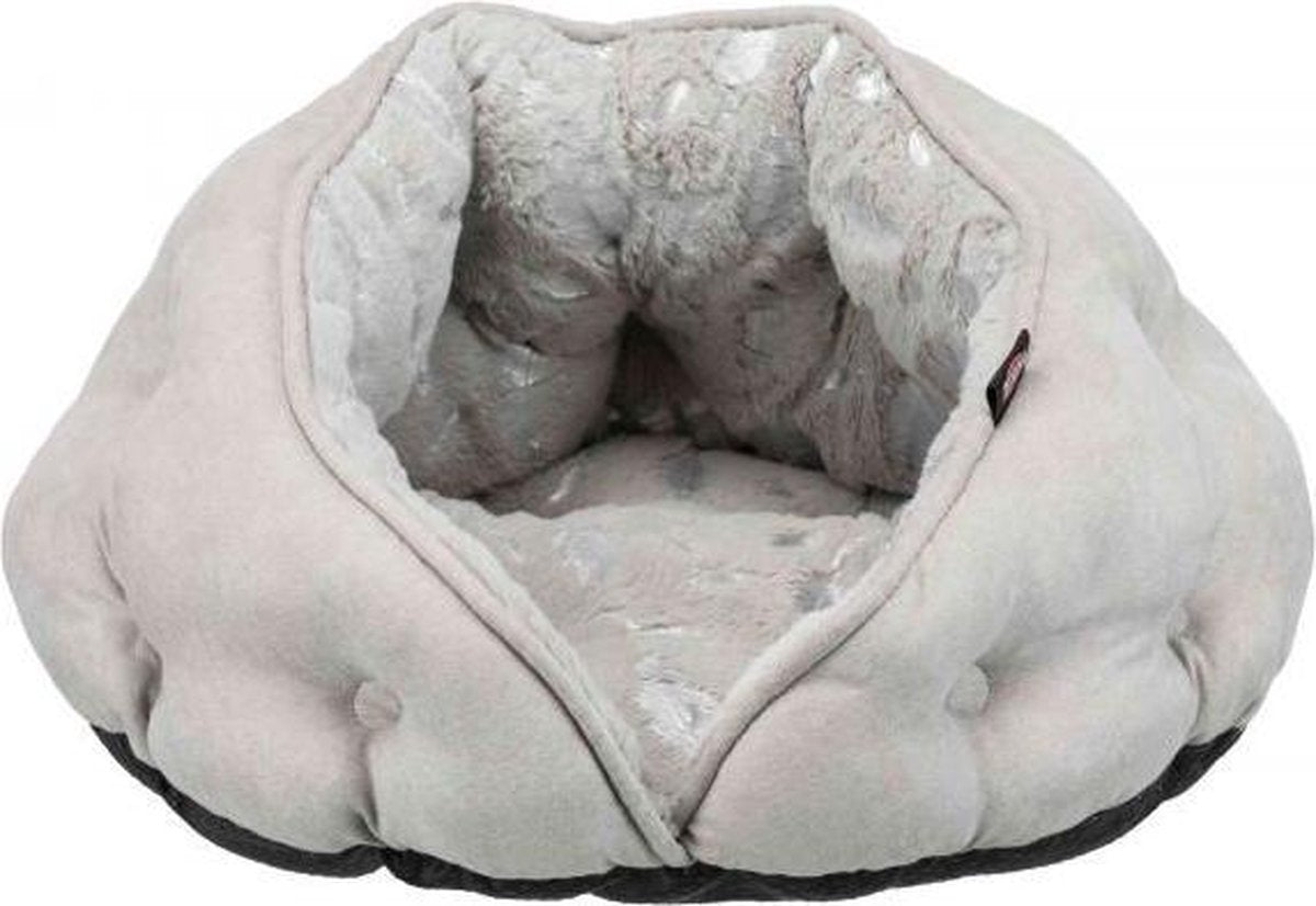 Trixie relax-iglo feather zilver / grijs 47x27x41 cm