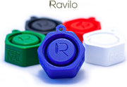 Ravilo® Festival Dop met vakje voor oordopjes Blauw | Festivalcap | Universele flessendop