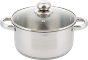 Pan met Deksel 18cm 2.1L - RVS roestvrijestaal