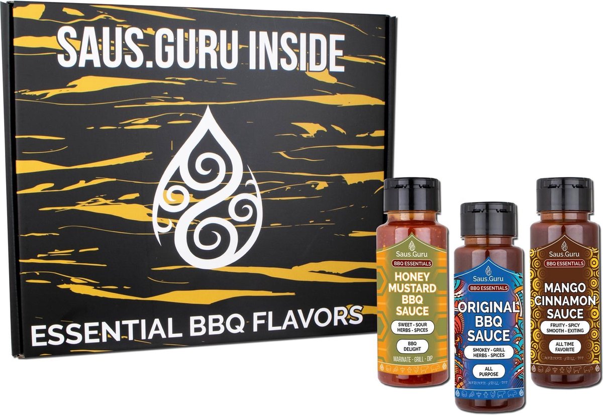 Saus.Guru Cadeau Doos BBQ Essentials Nr.2