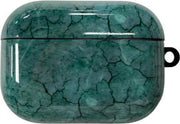 Airpods Pro Hoesje - Airpods Pro Cover - Airpods Pro Case - Airpods Pro Hardcase - Airpods Pro Bescherming - Airpods Case - Geschikt voor Airpods Pro - Marble Green