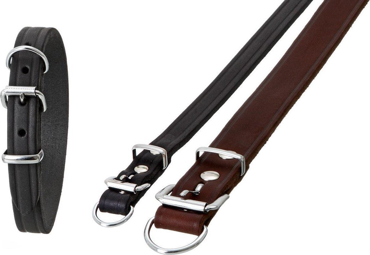 Collar rondo 24cm 10mm brown verst/adj 19-22cm