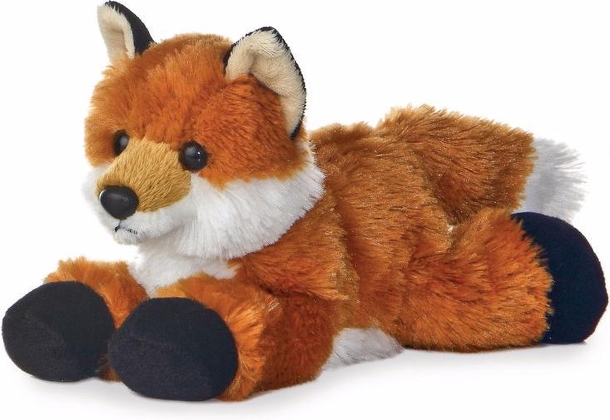 Pluche vossen knuffel 20 cm