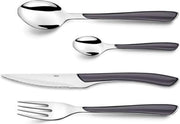 Amefa Eclat - Grijs - Bestekset - RVS - (Set van 24) en Yourkitchen E-kookboek
