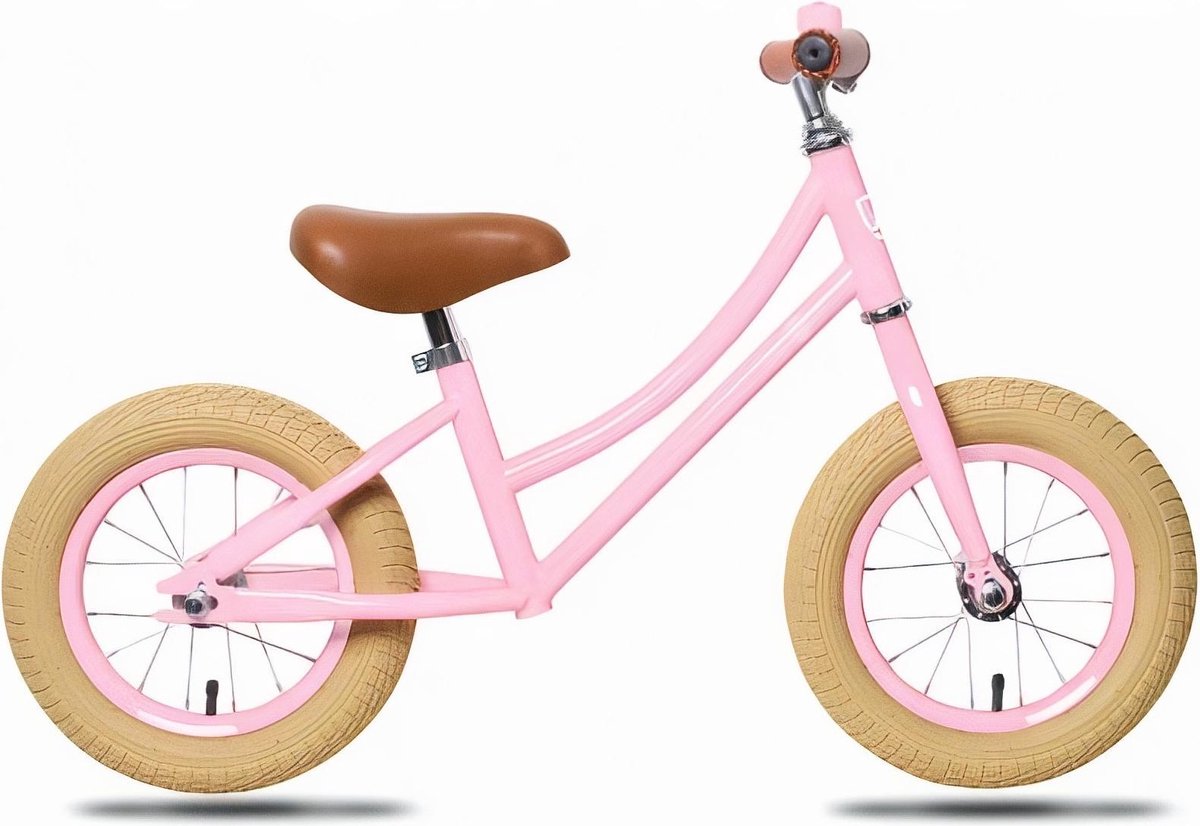 Rebel Kids Loopfiets Emma - Loopfiets - Vrouwen - Roze - 12