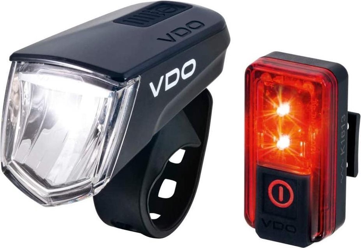 VDO verlichtingsset M60 FL + RED Plus RL