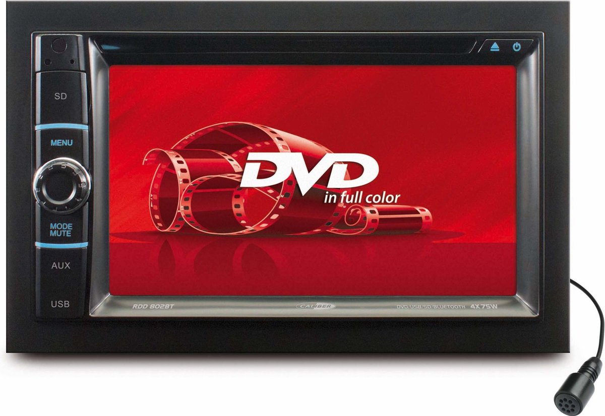 Caliber RDD802BT  - Autoradio met FM radio - 2din - Zwart