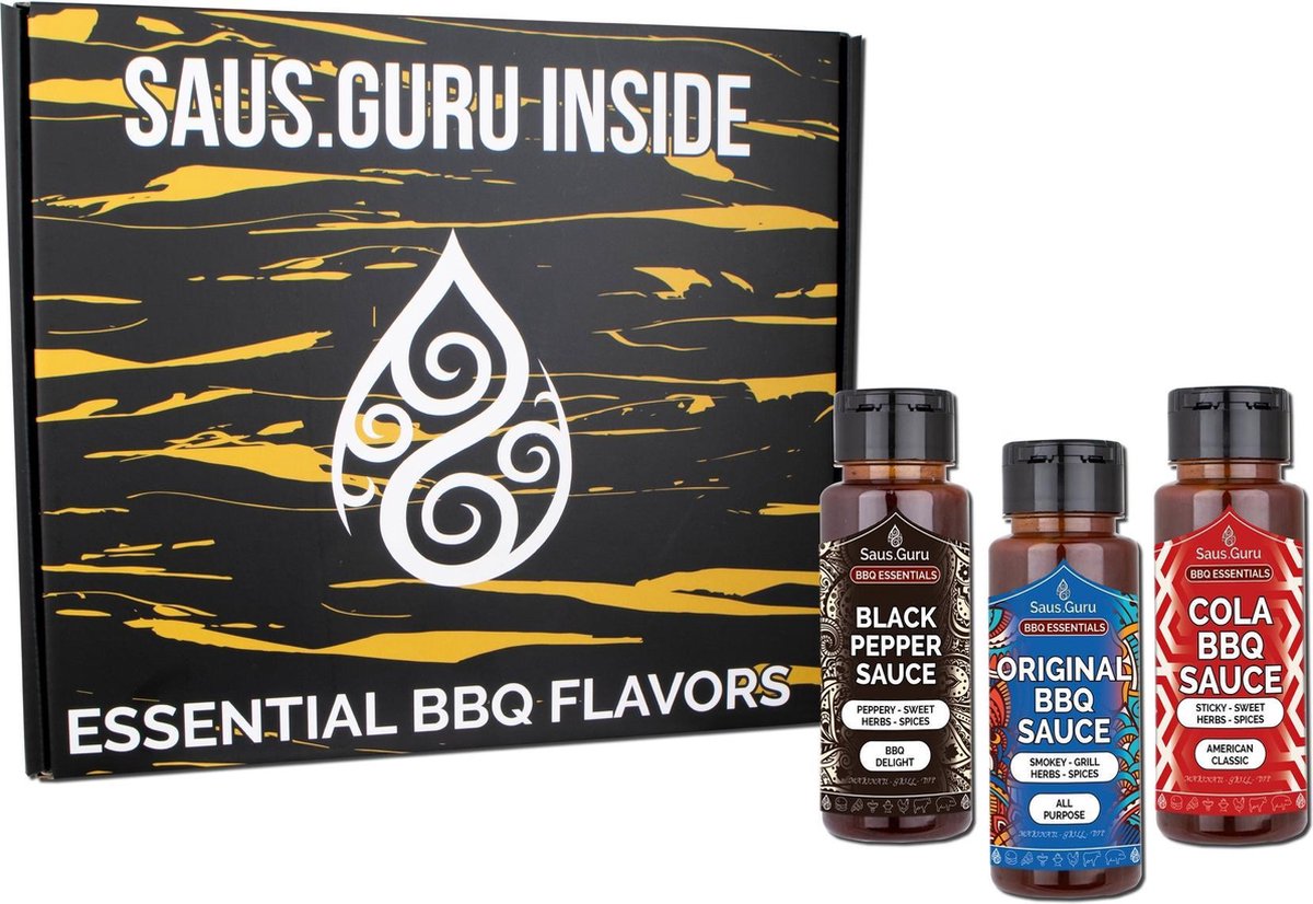 Saus.Guru Cadeau Doos BBQ Essentials Nr.1