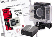 SJCAM SJ4000 WiFi - Zilver - inclusief extra accu en 32GB sd-kaart