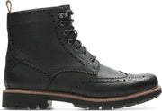 Clarks  Veterboots Heren - Zwart - Maat 40