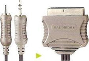 Brandrige RCA / Jack (3.5mm) naar Scart kabel - 5 meter