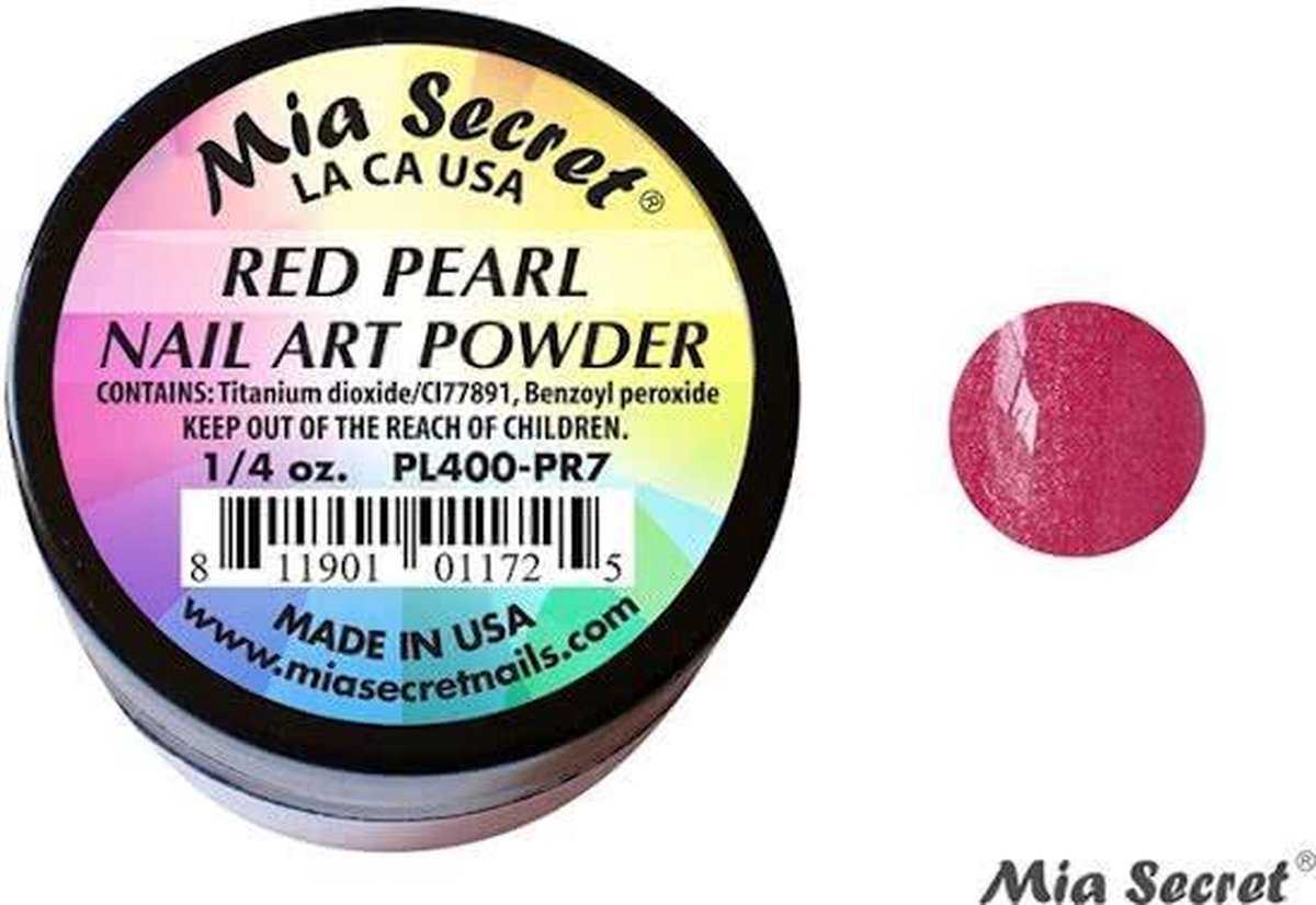 Pearl Acrylpoeder Red