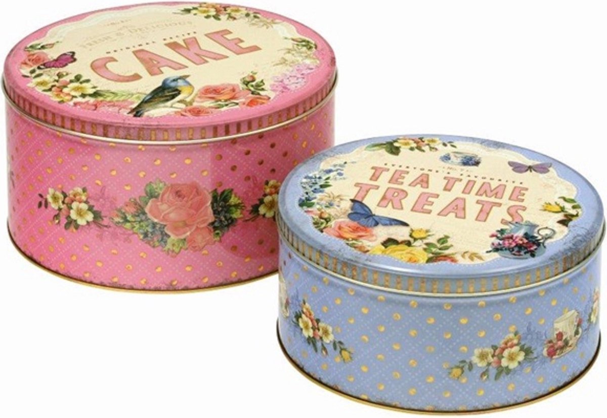 Blik Roos Teatime treats s2 Ø23xh12