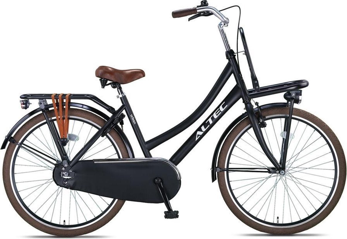 Altec Urban 26 inch Transportfiets Mat Zwart