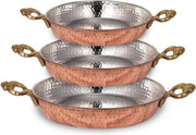Koperen Pan - Set van 3 - 14