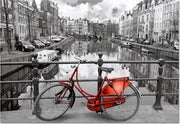 Educa - Rode fiets in Amsterdam - 1000 stukjes