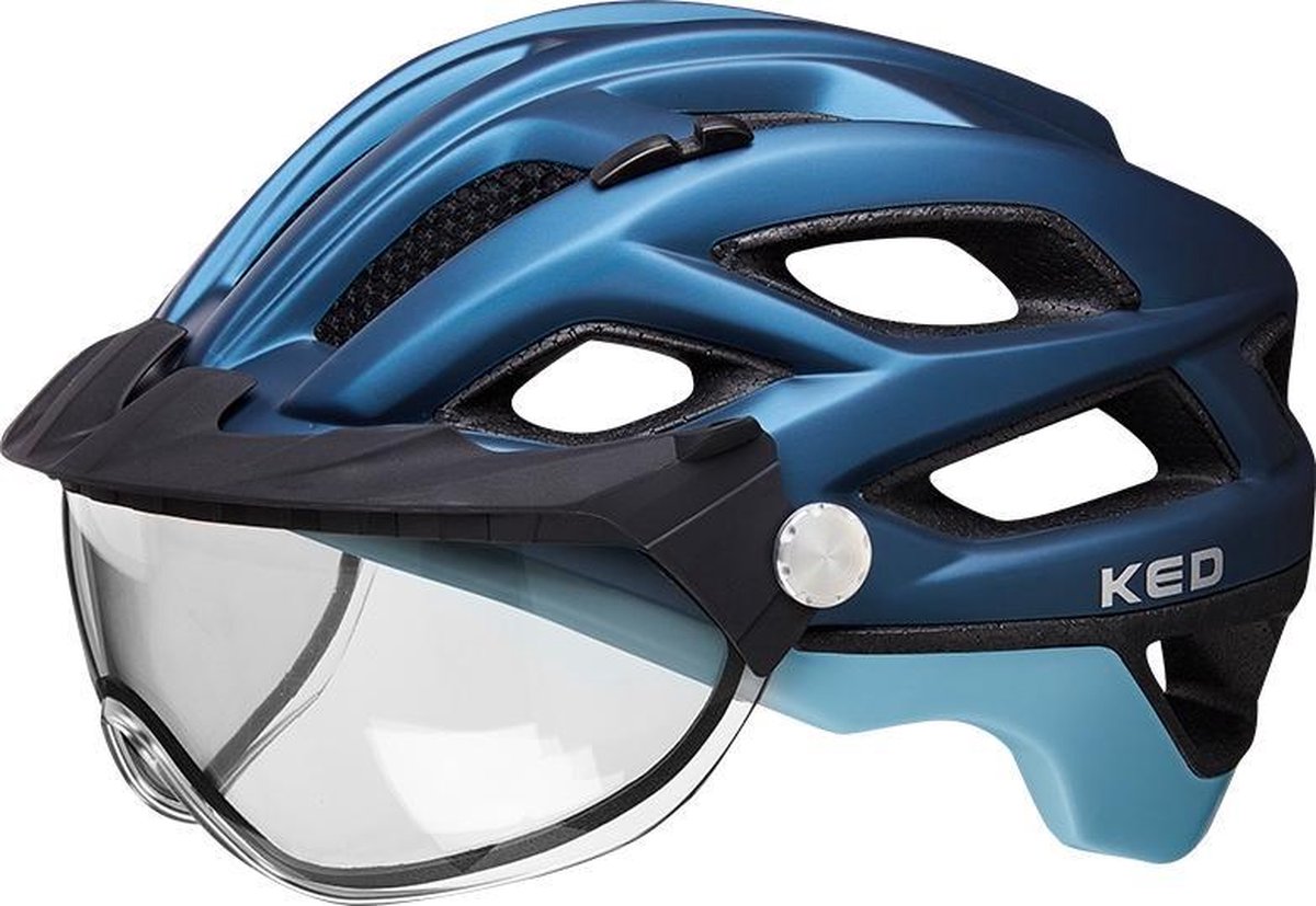 Fietshelm KED Covis Lite M (52-58cm) - nightblue lightblue matt