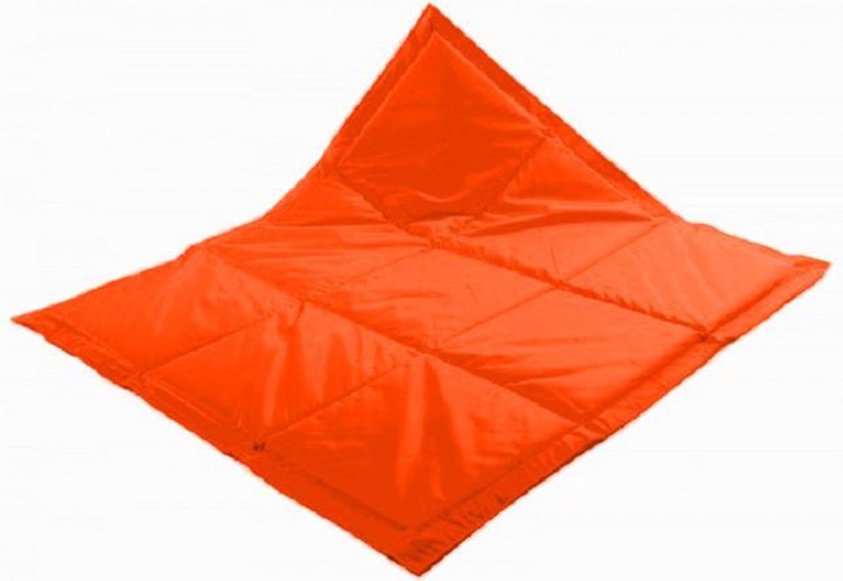 Speelkleed XL  - 200 x 200 cm – KidZ ImpulZ - Speelkleed baby - Speelmat XL - Groot speelkleed - Afneembaar - Oranje