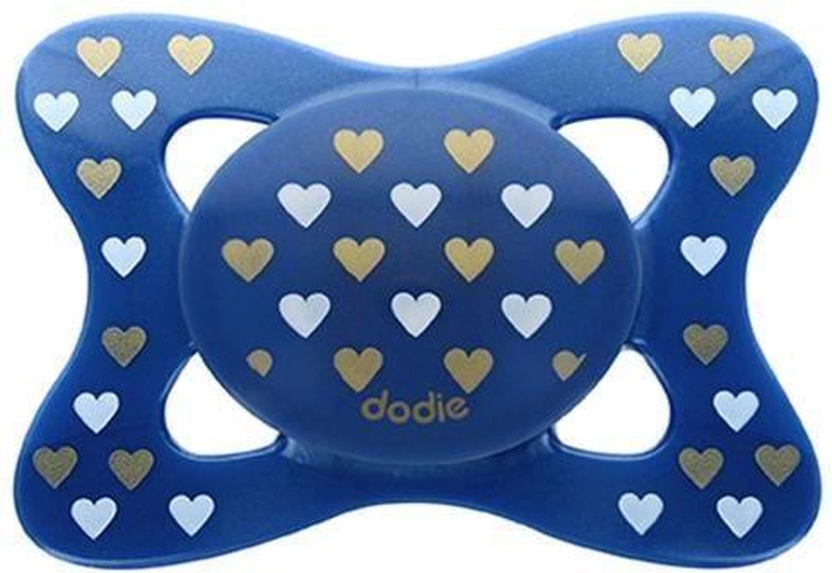 DODIE Fopspeen anatomisch siliconen Baby Chic 6 m + willekeurige kleur