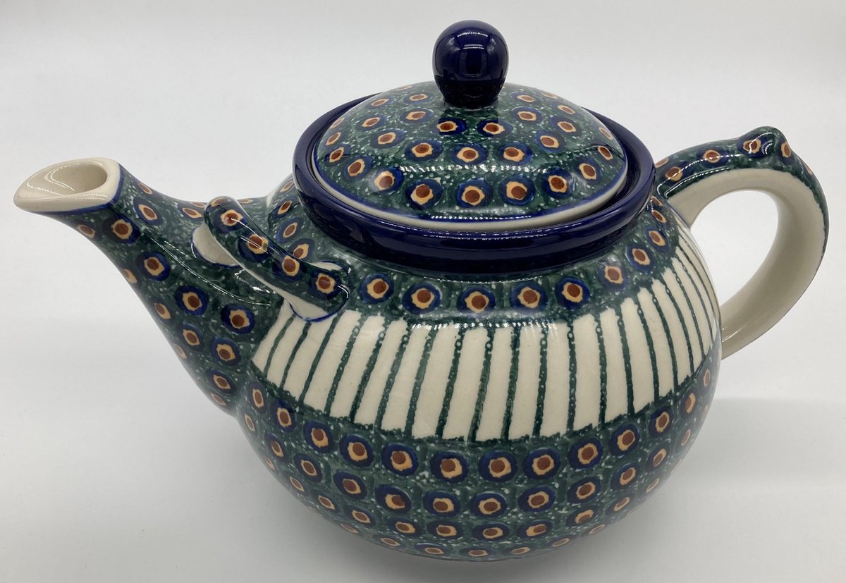 Bunzlau keramiek theepot groen