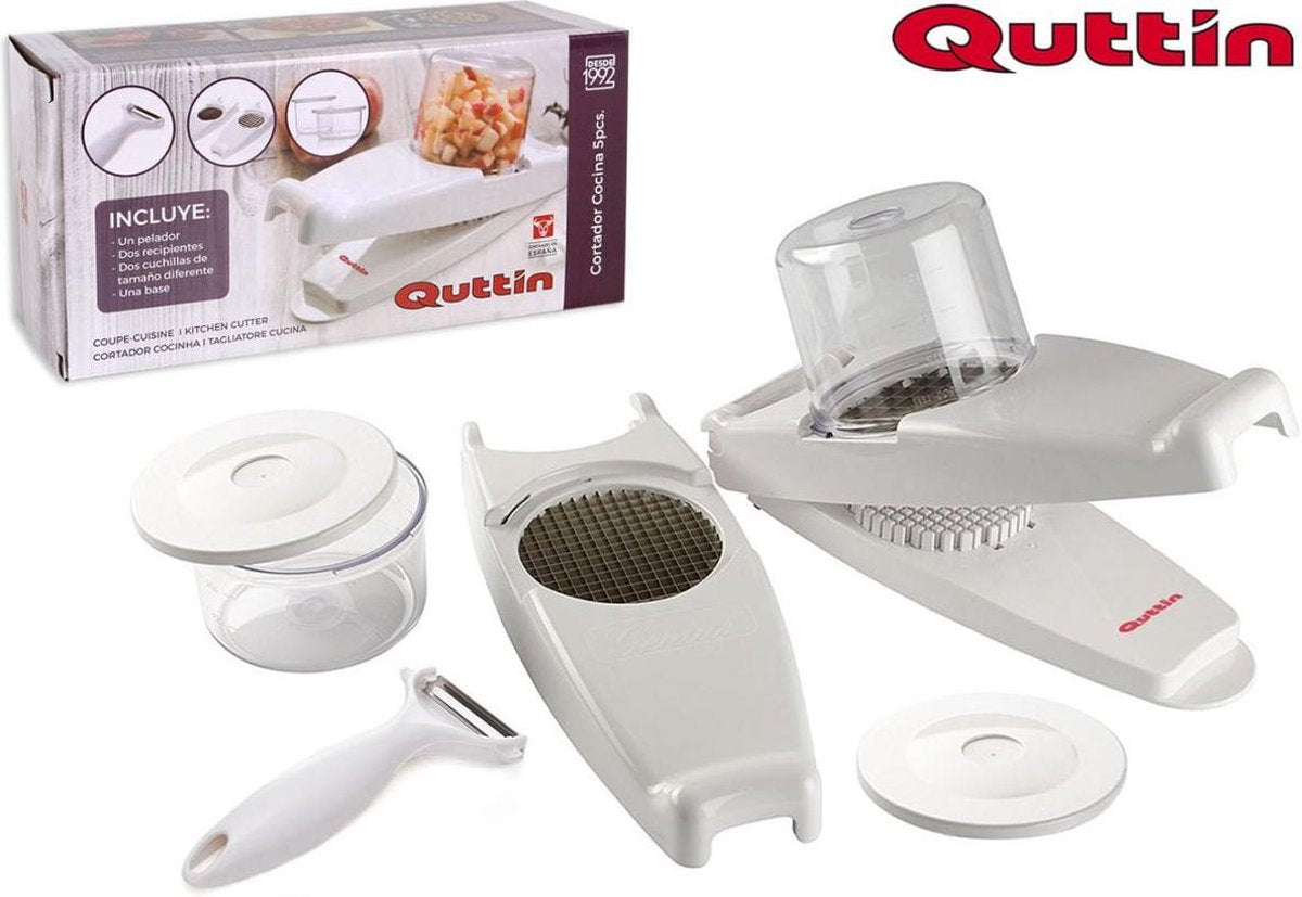 Quttin - Groente en fruit snijder set (5 onderdelen)