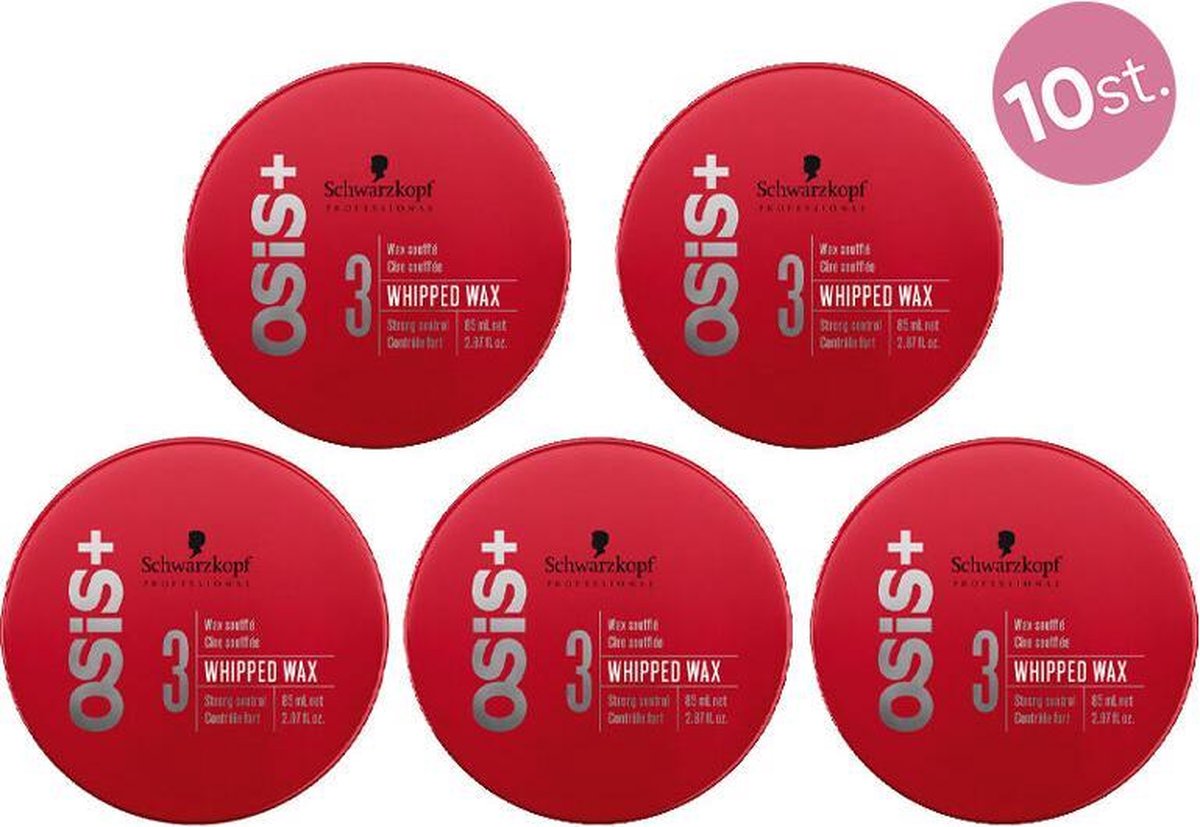 10X Schwarzkopf Osis Whipped Wax 85ml
