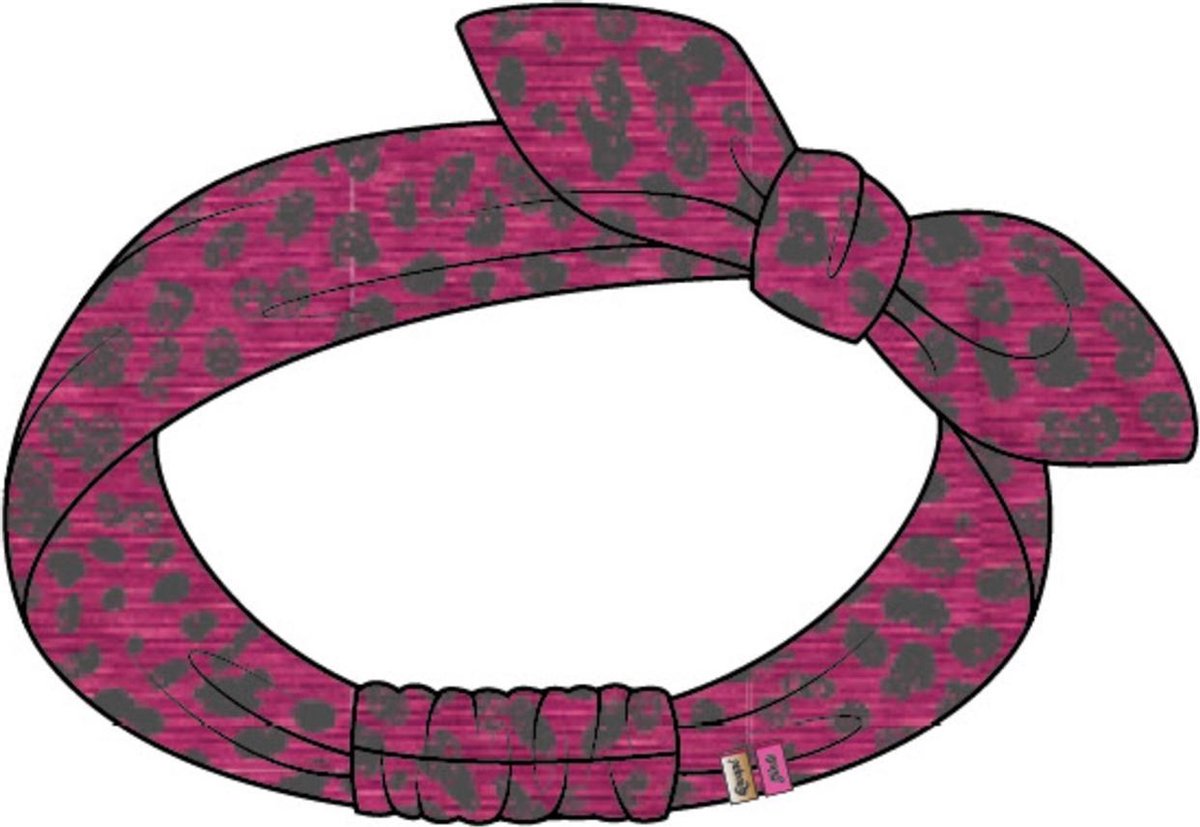 Quapi haarband Tesslynn 2 bordeaux leopard
